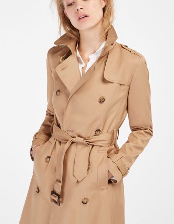 Camel Classic Trench Coat by Massimo Dutti (€149,95)