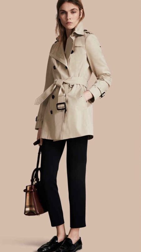 The Sandringham – Short Heritage Trench Coat by Burberry